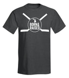 Michigan Born & Raised - Hockey Edition T-Shirt - michiganluv