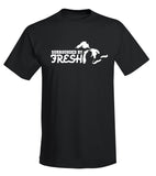 "Surrounded By Fresh" Michigan / Great Lakes T-Shirt - michiganluv