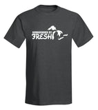 "Surrounded By Fresh" Michigan / Great Lakes T-Shirt - michiganluv