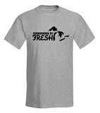 "Surrounded By Fresh" Michigan / Great Lakes T-Shirt - michiganluv