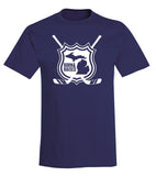 "(Shield) Born and Raised Hockey" T-Shirt - michiganluv