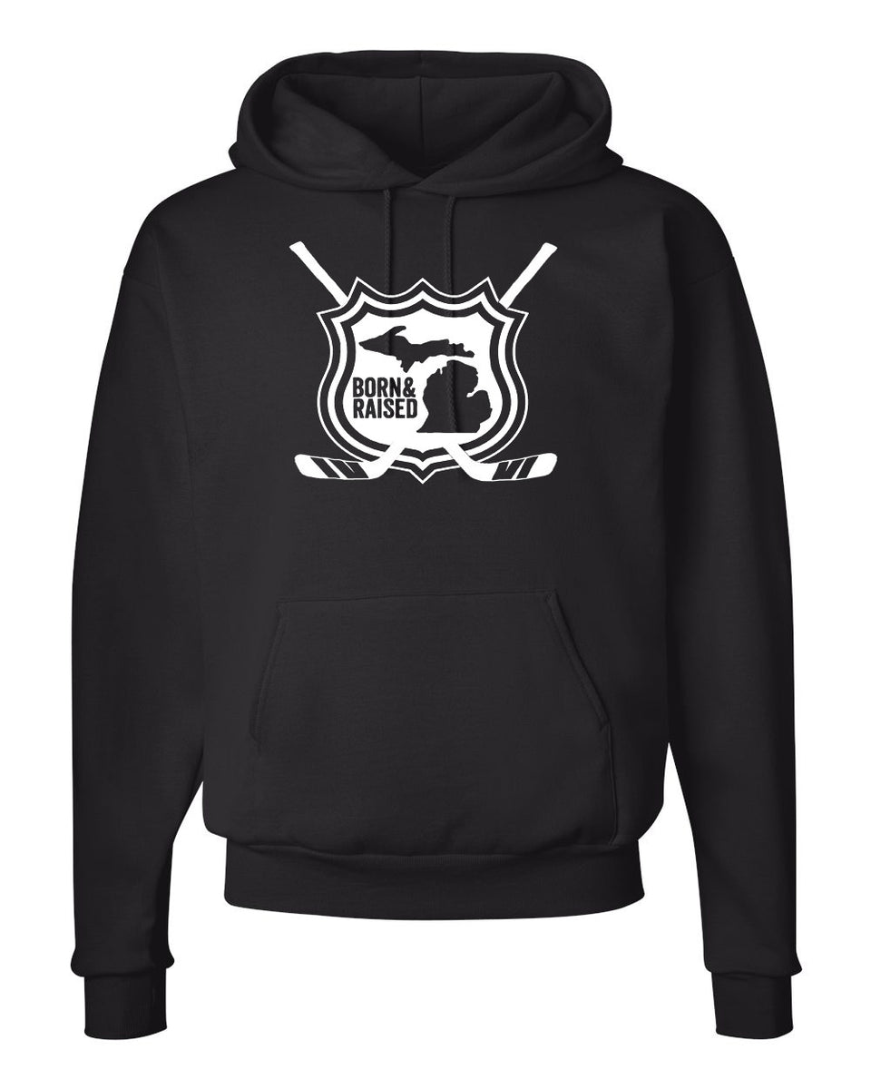 Born and raised hoodie top