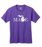 Youth Michigan "MADE" T-Shirt - michiganluv
