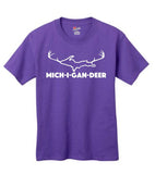 Youth "Michi-gan-deer" Deer Upper Peninsula T-Shirt - michiganluv