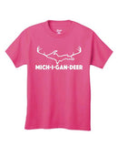 Youth "Michi-gan-deer" Deer Upper Peninsula T-Shirt - michiganluv