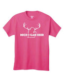 Youth "Michi-gan-deer" Deer Lower Peninsula T-Shirt - michiganluv