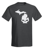 "Michi-Skull" T-Shirt - michiganluv