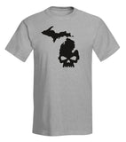 "Michi-Skull" T-Shirt - michiganluv