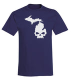 "Michi-Skull" T-Shirt - michiganluv