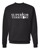 Great Lakes "(Lake) Superior Territory" Premium Crewneck Sweatshirt - michiganluv