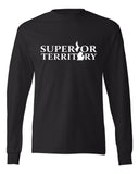 Great Lakes / Michigan "Superior Territory" Premium Long Sleeve T-Shirt - michiganluv