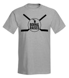 Michigan Born & Raised - Hockey Edition T-Shirt - michiganluv