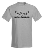 "Mich-i-gan-deer (Upper)" T-Shirt - michiganluv