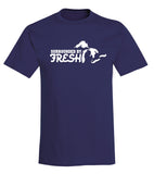 "Surrounded By Fresh" Michigan / Great Lakes T-Shirt - michiganluv