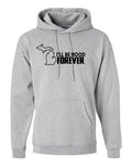 "I'll Be Hood Forever" Michigan Premium Hooded Sweatshirt - michiganluv