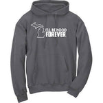 "I'll Be Hood Forever" Michigan Premium Hooded Sweatshirt - michiganluv