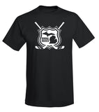 "(Shield) Born and Raised Hockey" T-Shirt - michiganluv