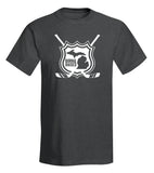 "(Shield) Born and Raised Hockey" T-Shirt - michiganluv