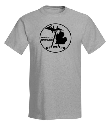 Michigan "Home of Hockey" Premium T-Shirt - michiganluv