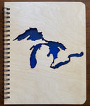 Great Lakes Cutout Wooden Notepad - Paper - Notepad - 11" x 8.5"