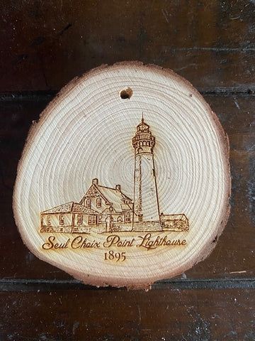 Seul Choix Point Lighthouse Wooden Ornament
