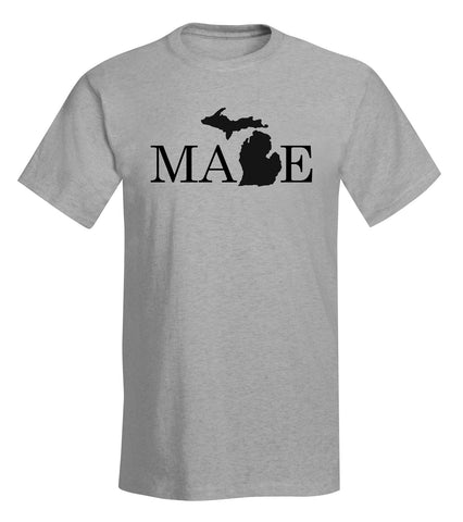 Michigan "MADE" T-shirt - michiganluv