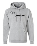 Michigan "FOREVER." Premium Hooded Sweatshirt - michiganluv