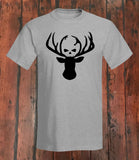 "Deer / Skull" Michigan T-Shirt - michiganluv