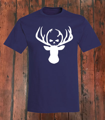 "Deer / Skull" Michigan T-Shirt - michiganluv