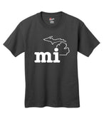 Youth Michigan "mi" T-Shirt - michiganluv