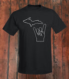 Michigan "ROCKS!" T-Shirt - michiganluv