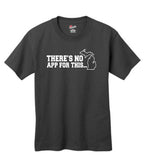 Youth Michigan "There's No APP For This..." T-Shirt - michiganluv