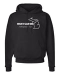 "Michigander" Premium Hooded Sweatshirt - michiganluv