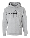 "Michigander" Premium Hooded Sweatshirt - michiganluv