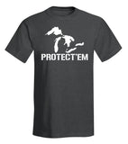 "PROTECT'EM" Great Lakes T-Shirt - michiganluv