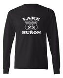 Michigan - Lake Huron "US 23" Premium Long Sleeve T-Shirt - michiganluv