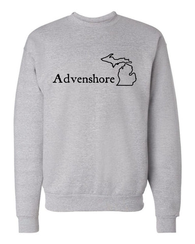 Michigan "Advenshore" Premium Crewneck Sweatshirt - michiganluv