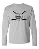 Michigan "Born & Raised" Hockey Edition Premium Long Sleeve T-Shirt - michiganluv