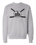 Michigan "Born & Raised" Hockey Edition Premium Crewneck Sweatshirt - michiganluv