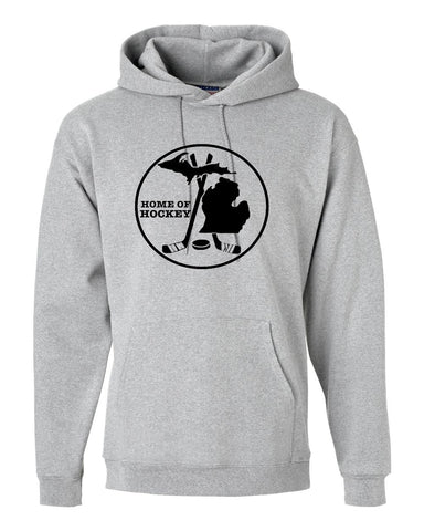 Michigan "Home of Hockey" Premium Hooded Sweatshirt - michiganluv