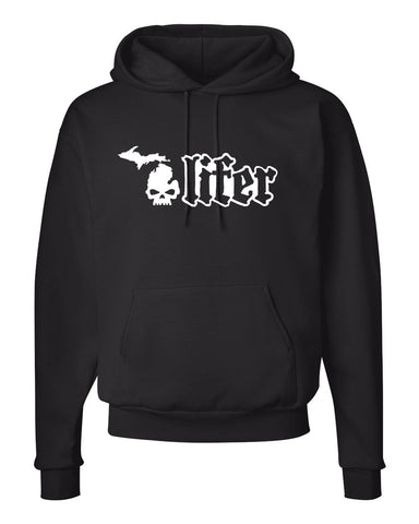 Michigan "Lifer" Premium Hooded Sweatshirt - michiganluv