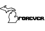 "Michigan Forever" Vinyl Sticker - michiganluv