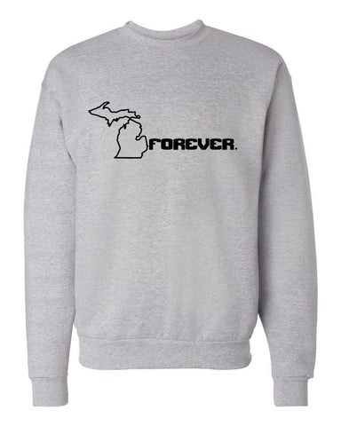 Michigan "Forever" Premium Crewneck Sweatshirt - michiganluv