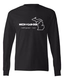 "Mich-i-gan-der" Premium Long Sleeve T-Shirt - michiganluv