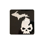 "Michi-Skull" Vinyl Sticker - michiganluv