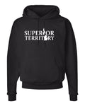 "Superior Territory" Great Lakes Premium Hooded Sweatshirt - michiganluv