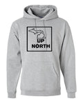 "Up North" Michigan Premium Hooded Sweatshirt - michiganluv